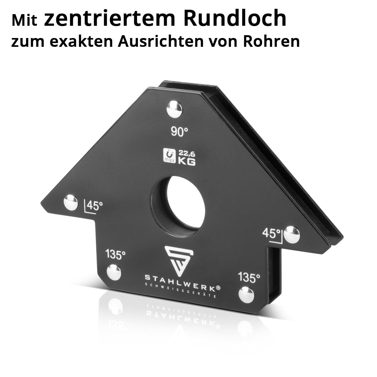 Steelworks 4 Set magnet saldatura angolo di saldatura 22,6 kg | Magnete pratico di saldatura da 50 libbre | Angolo magnetico | Posizionatori di saldatura con forte adesione