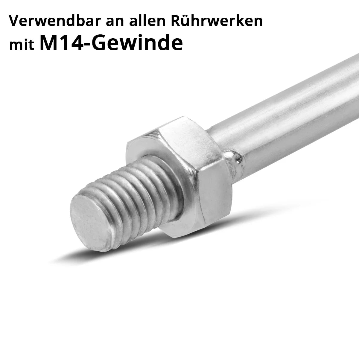 STAHLWERK Rührwerk RW-1200 ST | 1.200 W und 850 U/min | Elektrischer Mörtelrührer mit Zusatz-Quirl 120 x 600 mm | Drehzahlregelung und Sicherheitsschalter | Betonrührer | Farbrührer | Farbmischer