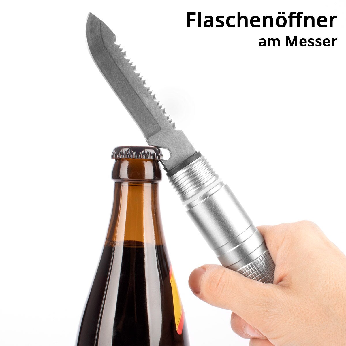 Steelwork Multi-tool / multifunctional tool / outdoor survival kit with folding spades, multifunction knives, saw, emergency hammer and signal pipe with fire steel