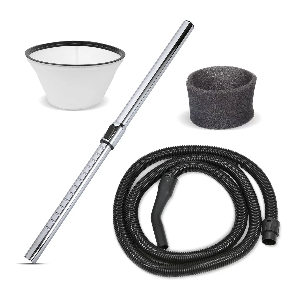 STAHLWERK Nass- und Trockensauger VCL-1500 ST | 1500 W Industriesauger mit 40 l Edelstahlbehälter | Blasfunktion und Sicherheitsabschaltung | Umfangreiches Zubehörpaket | Robuster Werkstattsauger