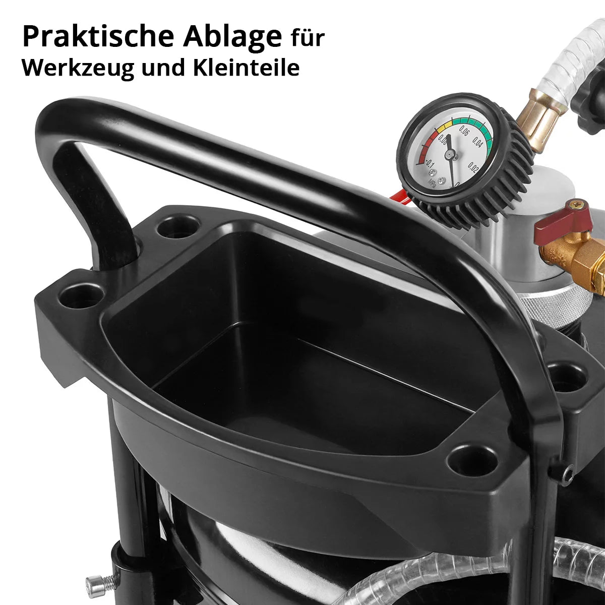 STAHLWERK Ölabsauger OD-70 ST mit 70 l Fassungsvermögen | Mobiler Ölsammler und Altölwagen | Ölauffangwagen mit Ölabscheider | Ölablassgerät zum Auffangen von Altöl