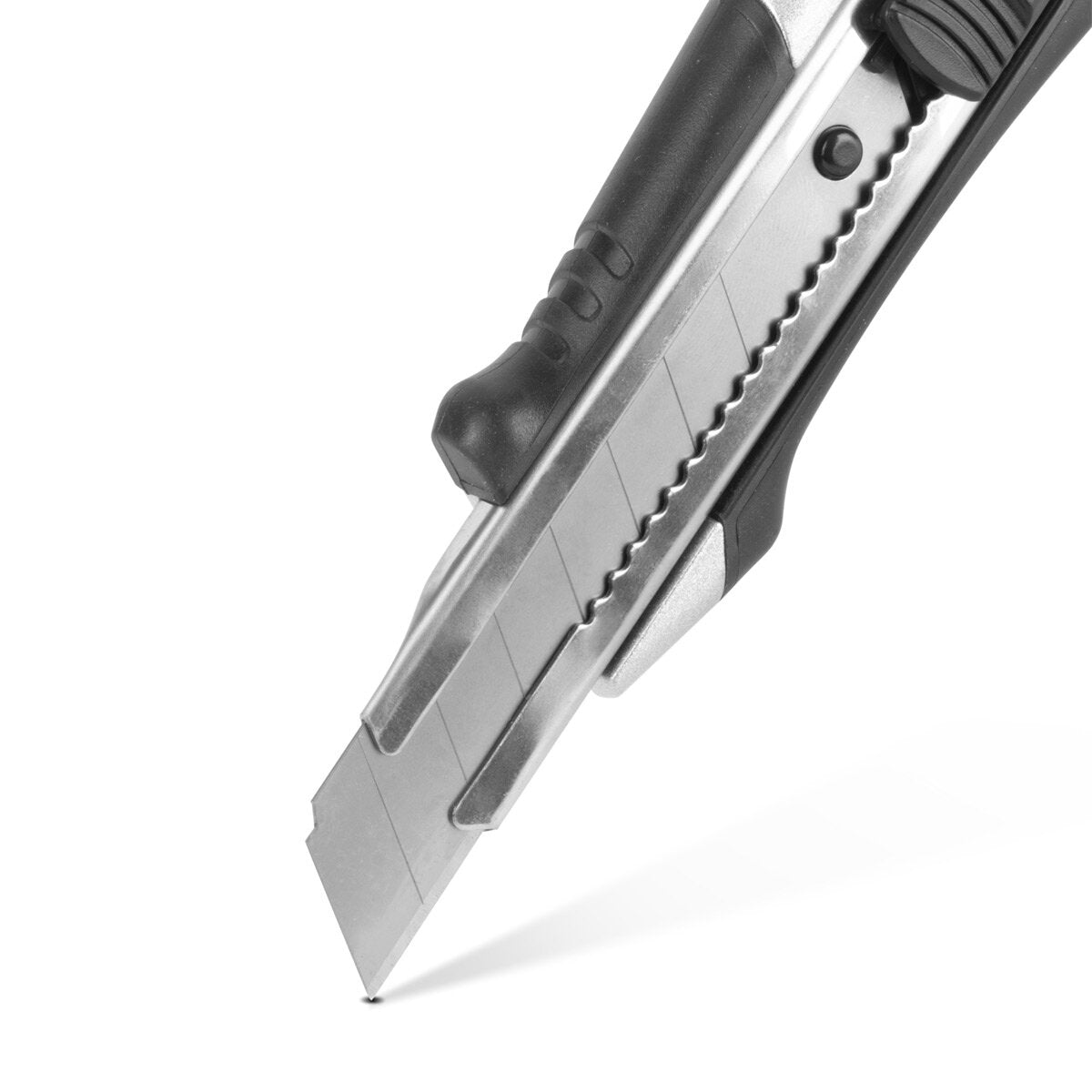 STAHLWERK Cuttermesser 4er Set mit Ersatzklingen Profi Cutter | Teppichmesser | Sicherheitsmesser | Paketmesser | Kartonmesser