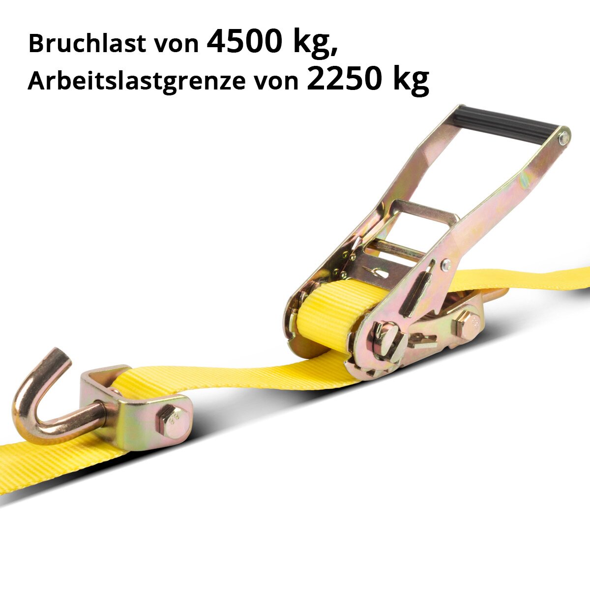 STAHLWERK Radsicherung TRS-50 ST 2er Set 3 m x 50 mm 2.250 kg Reifen-Ratschengurt | Spanngurt | Zurrgurt | Transportgurt | Reifengurt | Kfz Radspanngurt mit Ratschen-Funktion für den Autotransport
