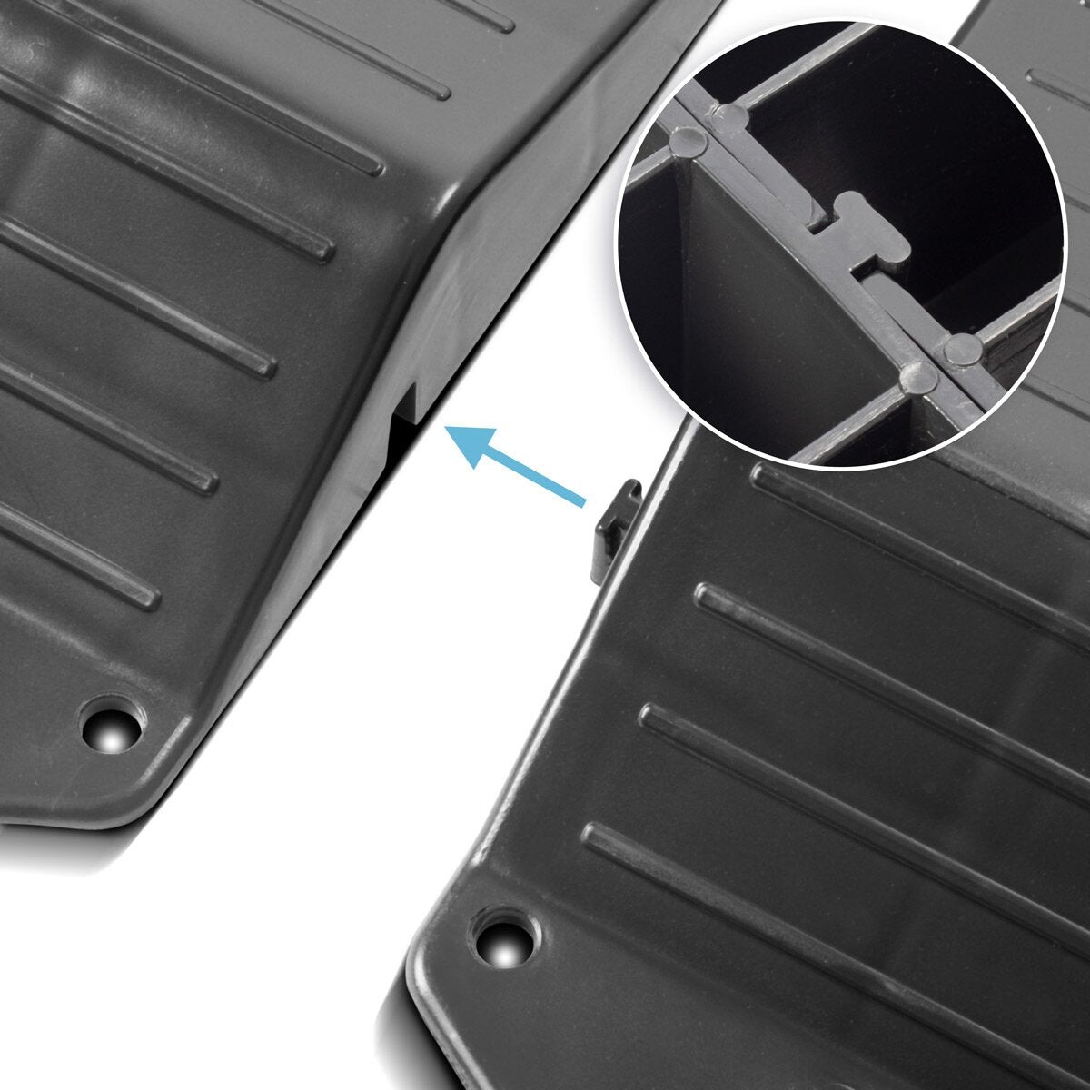 STAHLWERK Reifenschoner Standplatten GT-18 ST 4er Set mit 2,7 t Tragkraft Reifenwiege | Reifenschuhe | Hemmschuh | Unterlegkeil für Pkw, Reisemobil, Campingmobil, Wohnmobil, Caravan oder Wohnwagen