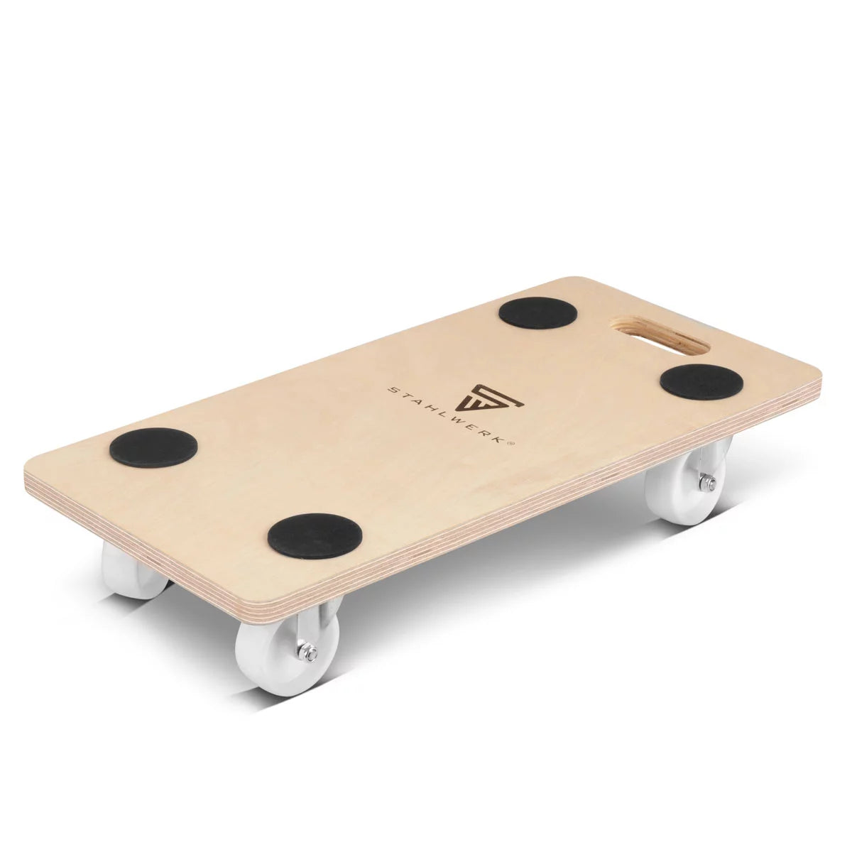 Stahlwerk Trolley TR-2550 St con capacidad de carga de 250 kg y rodillos de dirección resistentes a la abrasión 58 x 29 cm de plataforma de plataforma | Coche de transporte | Roller de muebles | Tablero de rodillos | Mandizadores | Transportista