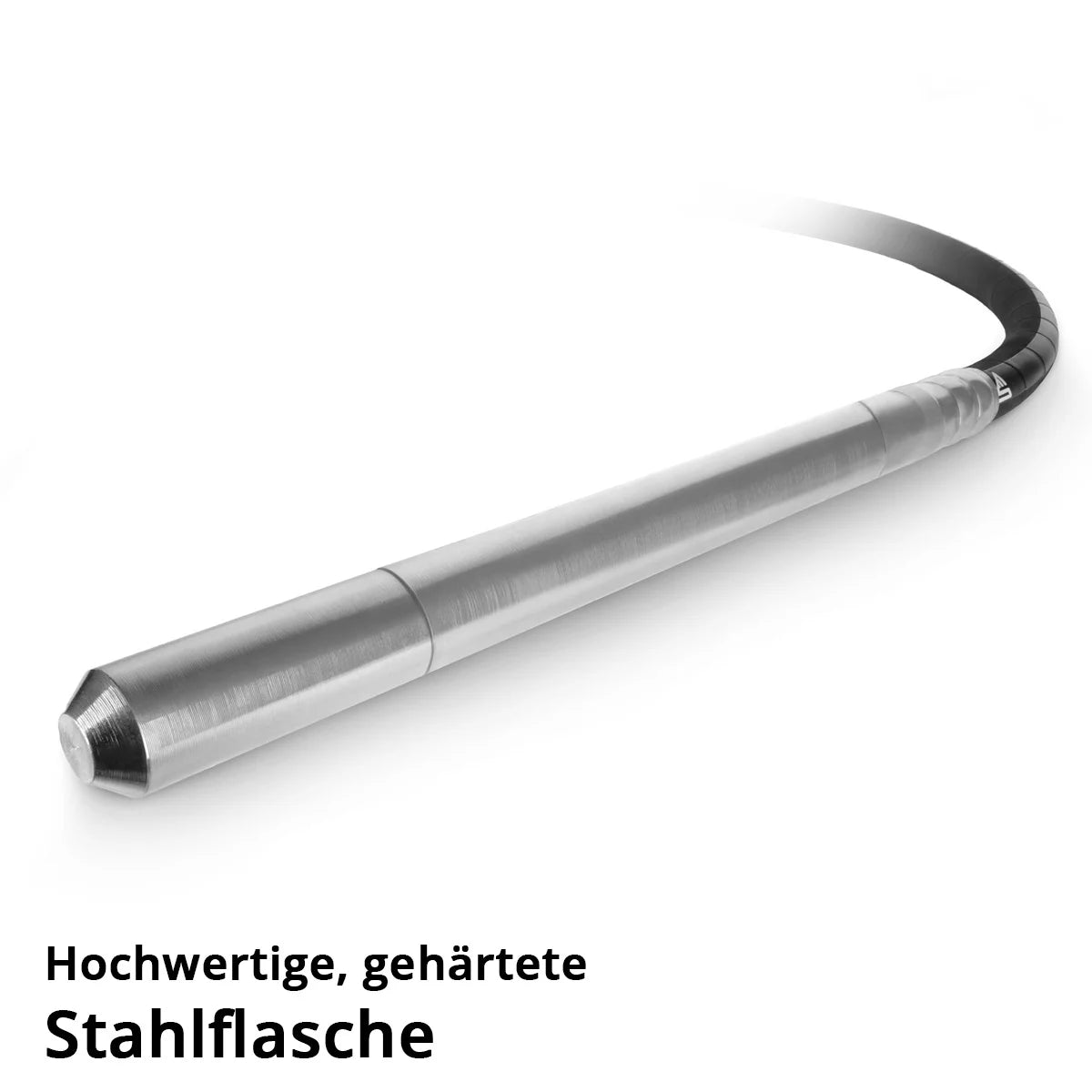 STAHLWERK Rüttelflasche Ø 35 mm | 300 cm Schlauchlänge | Innenrüttler mit flexibler Welle für Elektro-Betonrüttler | Rüttelstab für Betonverdichter, Flaschenrüttler und Einhand-Betonvibratoren
