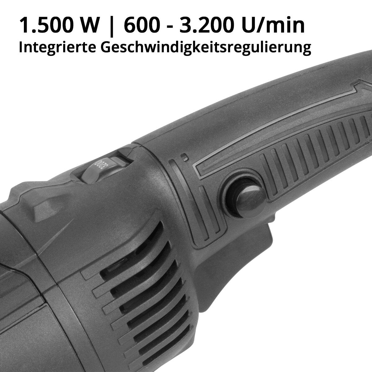آلة الصقل STAHLWERK SM-1500 ST بقوة 1500 واط و600 - 3200 دورة في الدقيقة لصنفرة فرشاة الصنفرة ذات بكرات الساتان مقاس 125 مم | آلة طحن لفة | مطحنة الفرشاة | الأسطوانة الصنفرة
