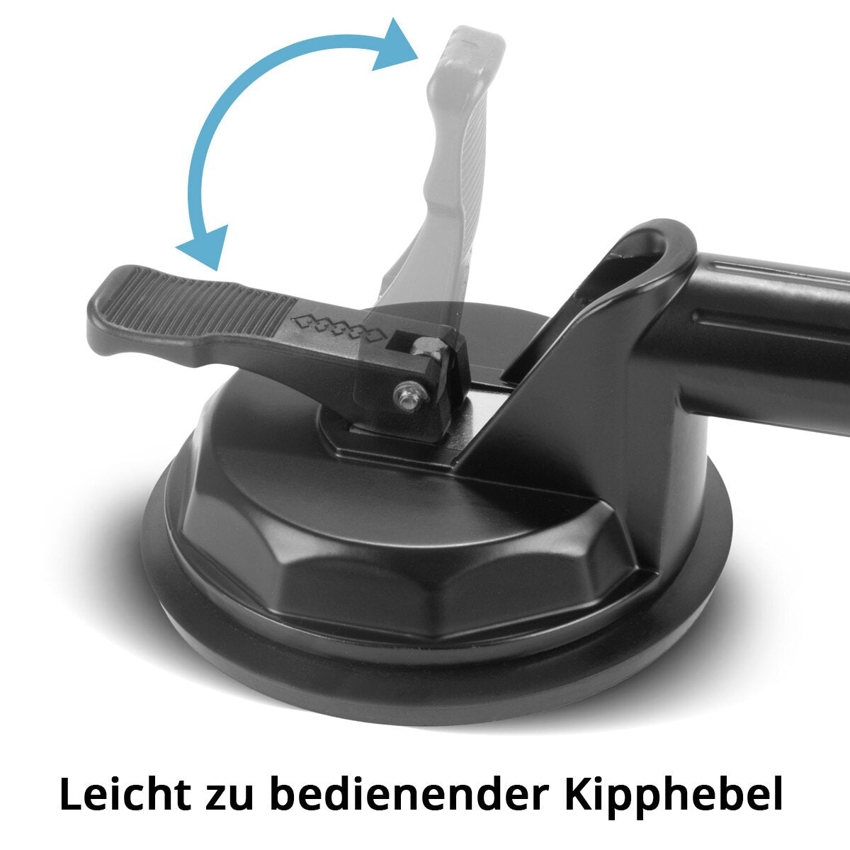 STAHLWERK Doppel-Saugheber mit 135 kg Tragkraft und 2 x 12,5 cm | 5“ Durchmesser Vakuumheber | Glasheber | Fliesenheber | Scheibenheber | Saughalter | Sauggriff | Glassauger für Glas, Fliesen, Bleche, Möbel und Laminat