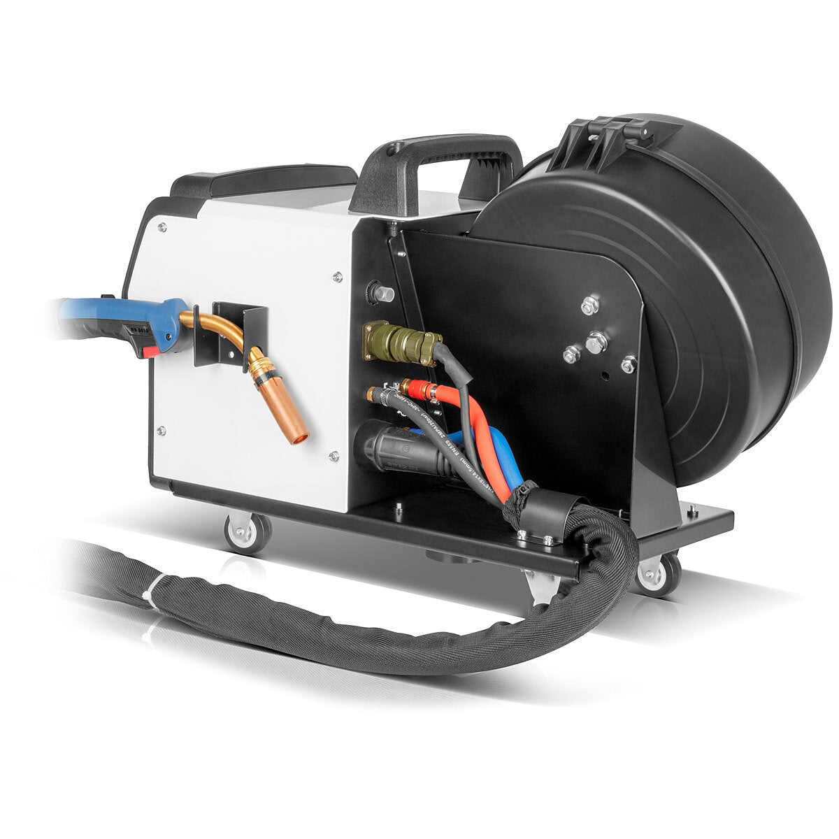 STAHLWERK Industrie-Schweißgerät MIG MAG 350 DP Vollsynergischer, wassergekühlter IGBT Inverter mit 350 A und Spot-Funktion, MIG MAG Schweißanlage mit Puls | Doppelpuls | High-Speed Puls