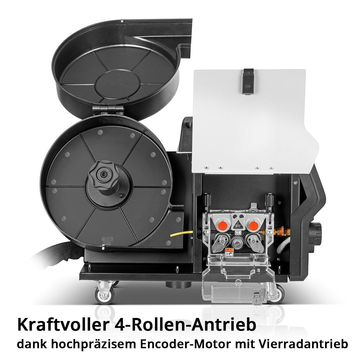 STAHLWERK Industrie-Schweißgerät MIG MAG 350 DP Vollsynergischer, wassergekühlter IGBT Inverter mit 350 A und Spot-Funktion, MIG MAG Schweißanlage mit Puls | Doppelpuls | High-Speed Puls