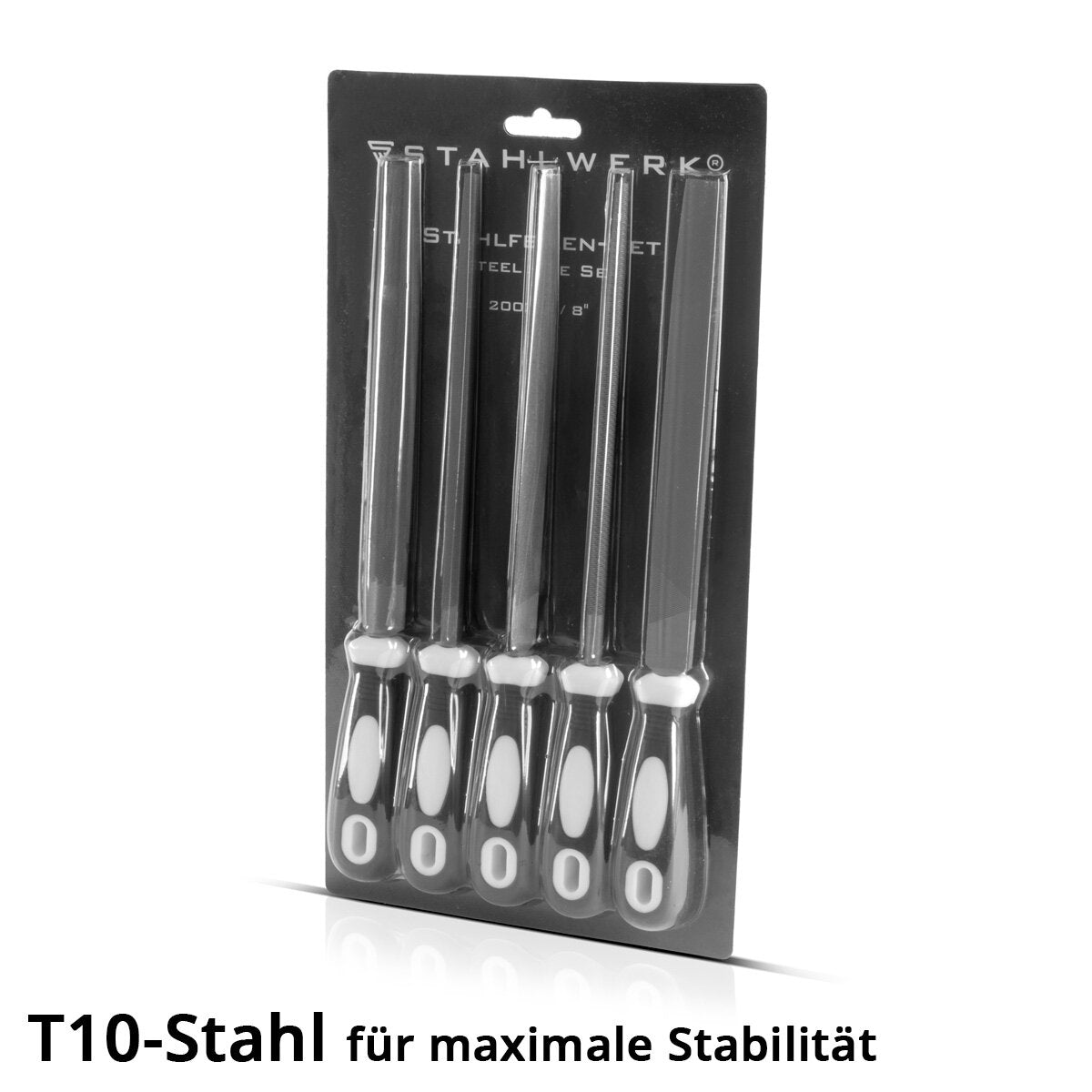 Stahlwerk steel files 5 Set 200 mm | 8 "Raspeln | metal files | workshop files | File set for professional editing metal, wood and plastics