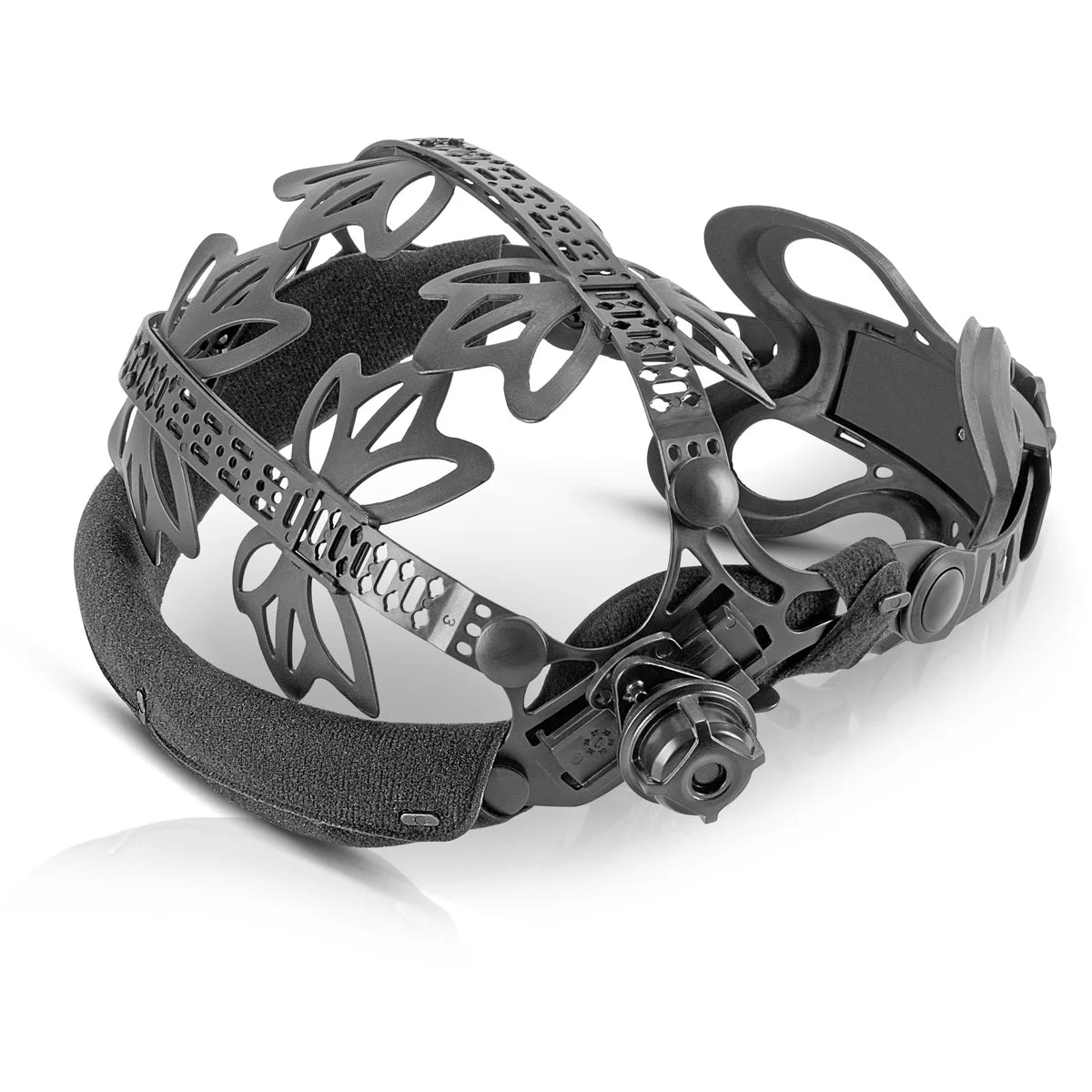 Steelworks Universal headband for welding helmets in the 2 Set made of high-quality plastic with versatile setting options, ergonomic fit, integrated head cushion and interchangeable welding tape