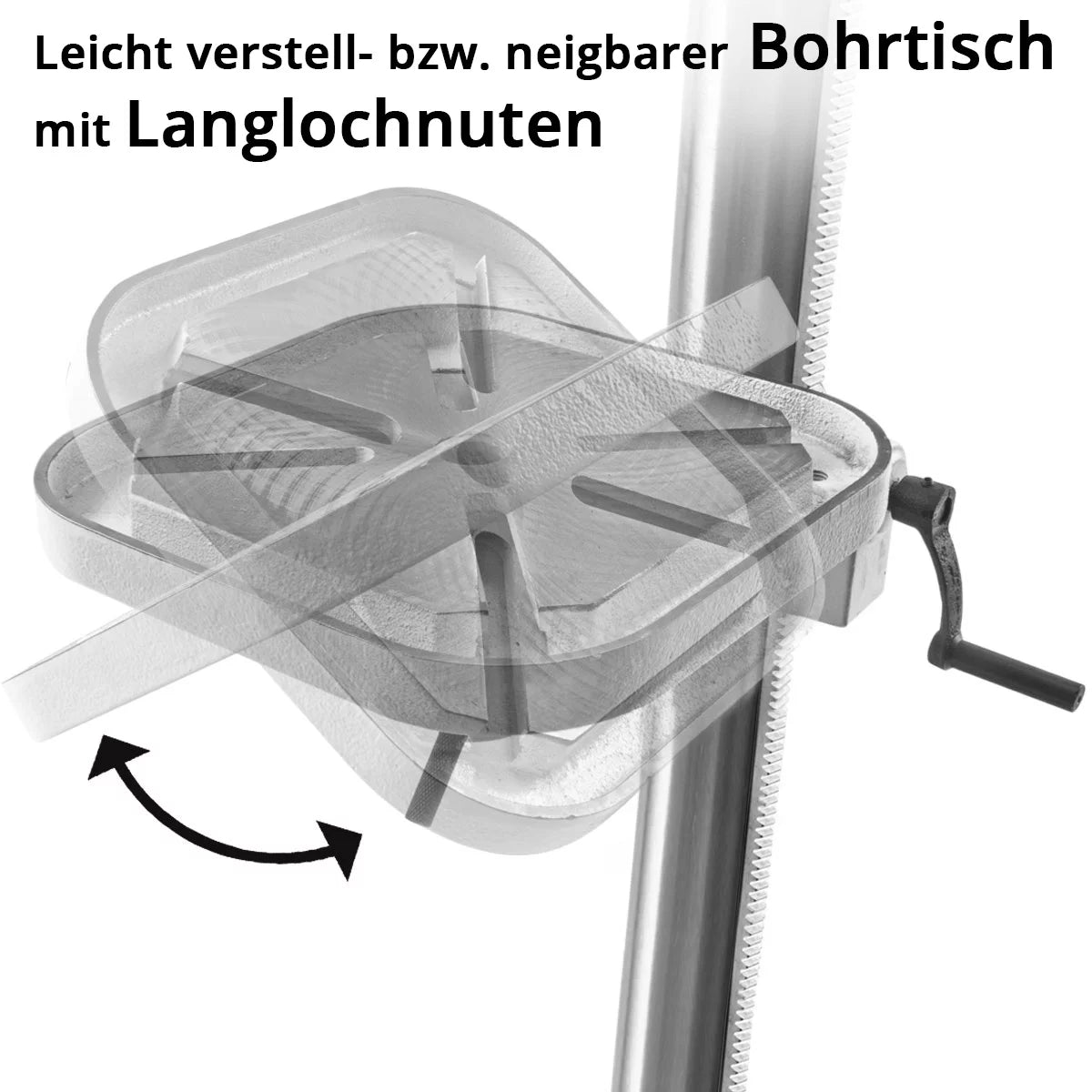 Perceuse à colonne STAHLWERK BD-1500 ST | Perceuse à colonne puissante 1500 watts pour les bricoleurs et la construction métallique | Diamètre de perçage Ø 20 mm | 150 - 2 450 tr/min | Table de perçage robuste et base en métal