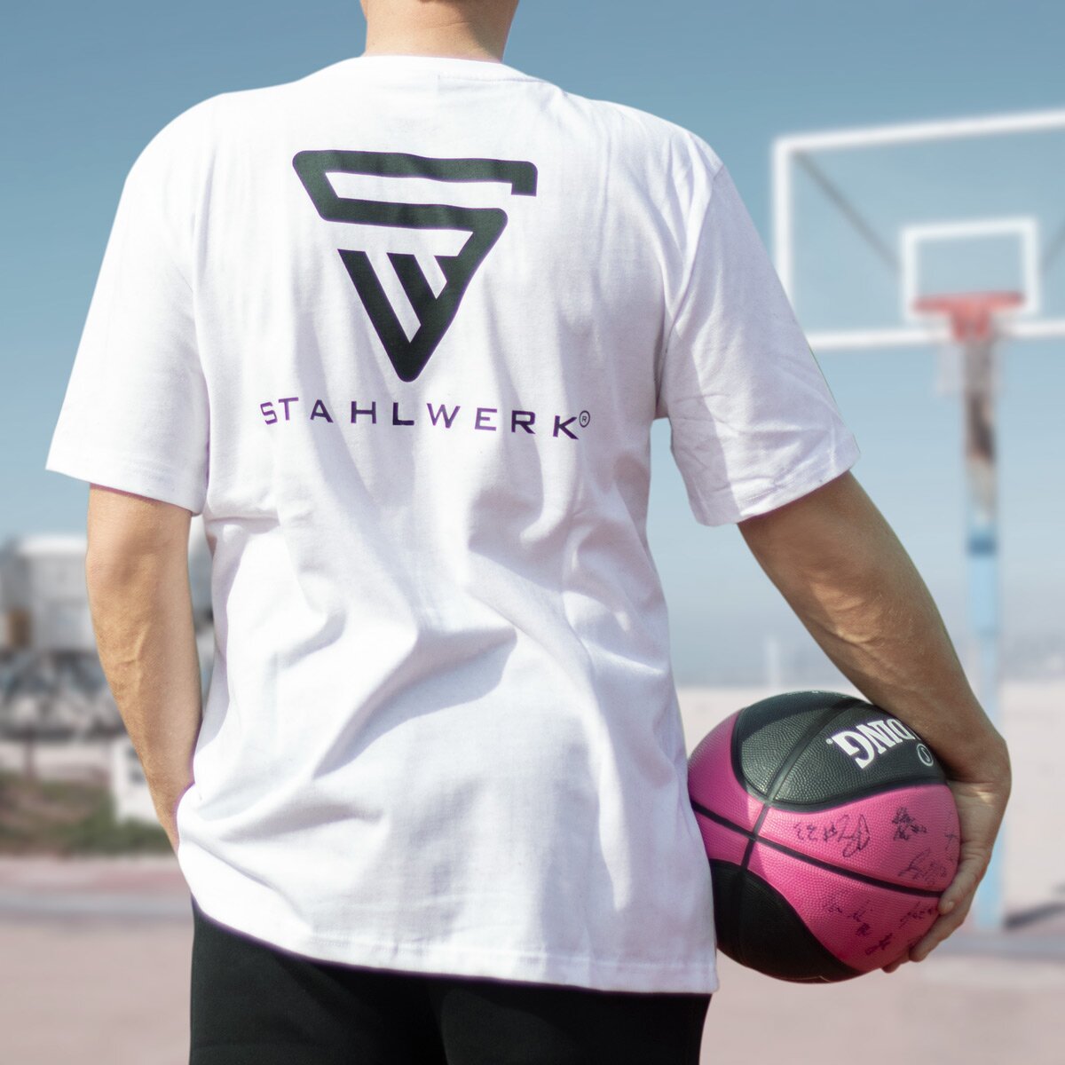 T-shirt Steelworks T-shirt L chemise à manches courtes avec imprimé logo en 100% coton