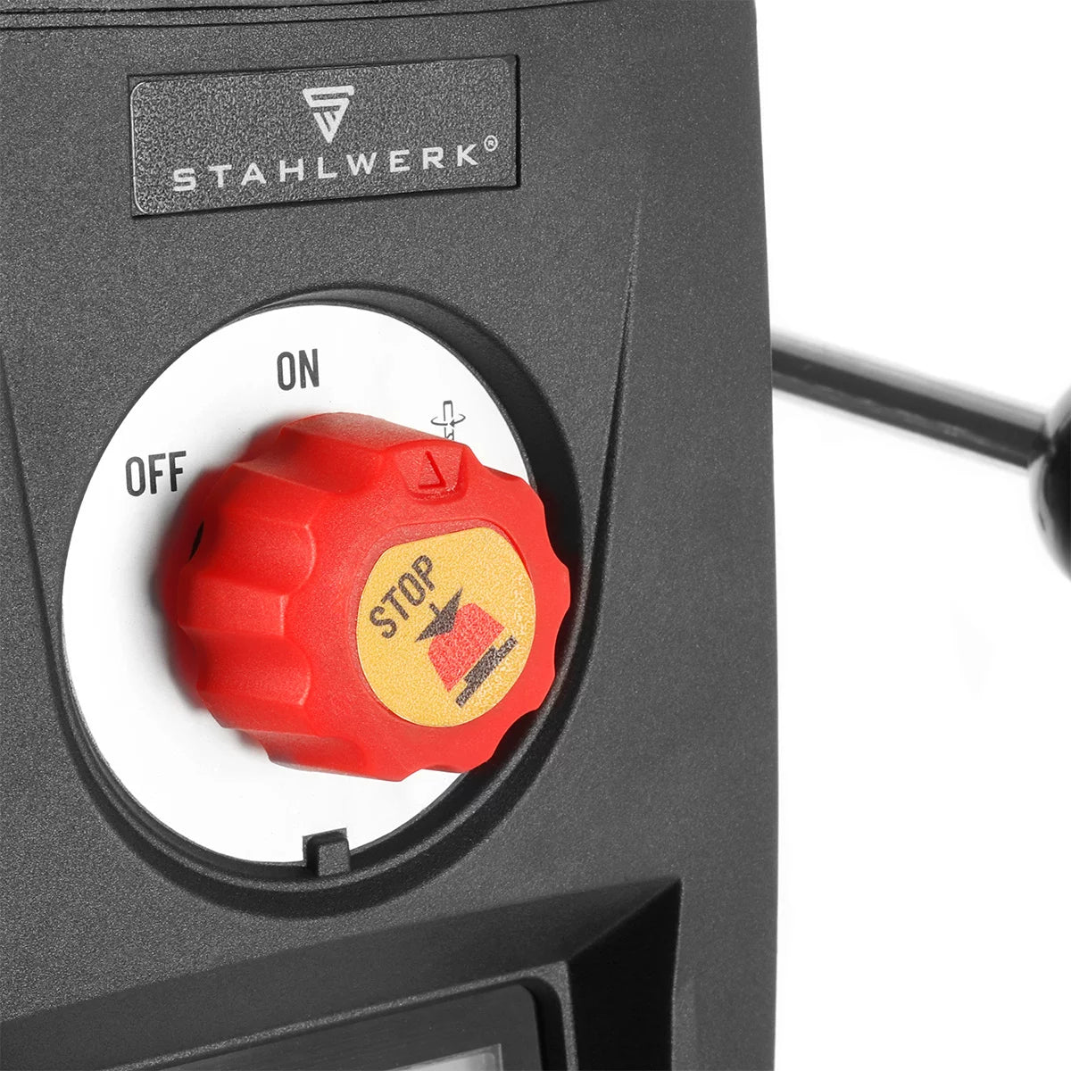 STAHLWERK MBD-800 ST مثقاب منضدي بالليزر الموضعي | مثقاب عمود 800 وات | 200 - 2500 دورة في الدقيقة | ظرف مثقاب بدون مفتاح 1.5 - 13 ملم | ماكينة حفر الأعمدة بضربة حفر 90 مم | العرض الرقمي