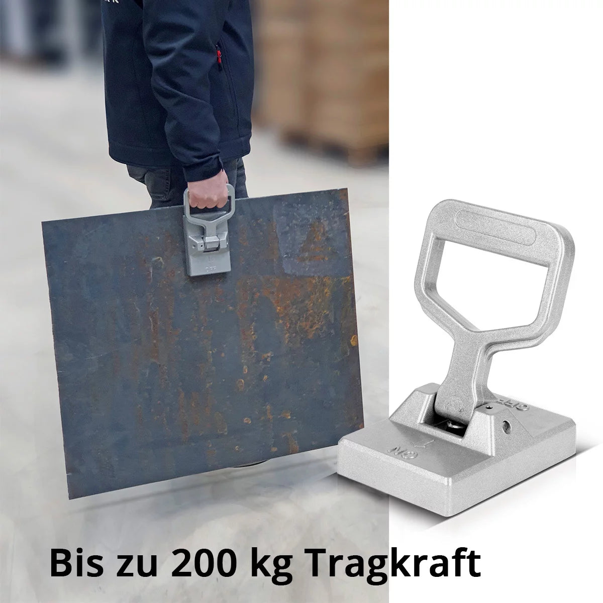 Steelwork of magnetic lifter | Servant with 200 kg load capacity and versatile handle for maximum flexibility