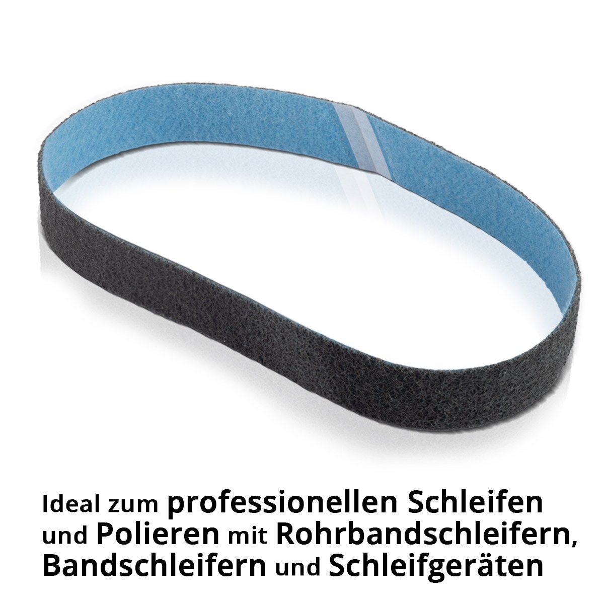 STAHLWERK Schleifvlies 5er Set feine Körnung 40 x 760 mm Schleifband | Vliesbänder | Poliervlies | Universal-Schleifbänder | Schleifmittel für Rohrbandschleifer, Bandschleifer und Schleifgeräte