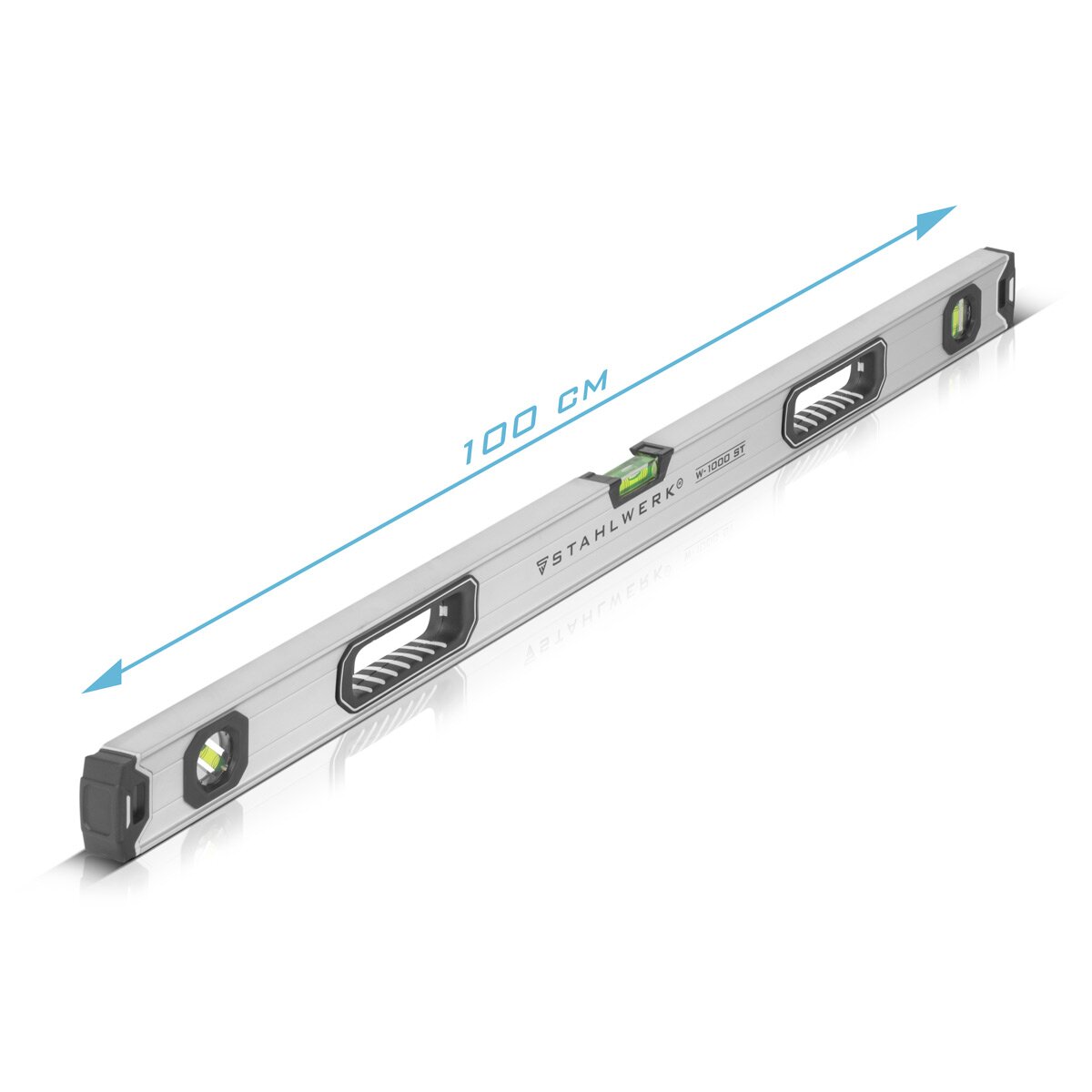 Échelle d'eau en acier W-1000 St Fabriqué en aluminium avec une longueur directionnelle magnétique de longueur de 1000 mm | Échelle de l'eau de l'aimant | Échelle d'eau en aluminium