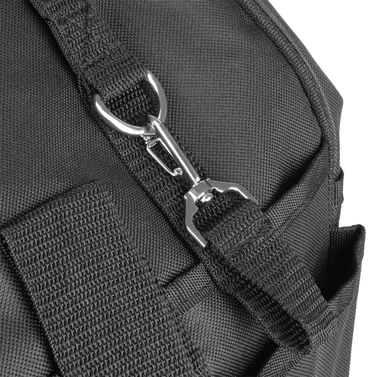 STAHLWERK tool bag | 15 external and 6 internal compartments | Wide-opening plumber bag | Portable tool box | Mounting bag with double handle and strap | Durable polyester fabric
