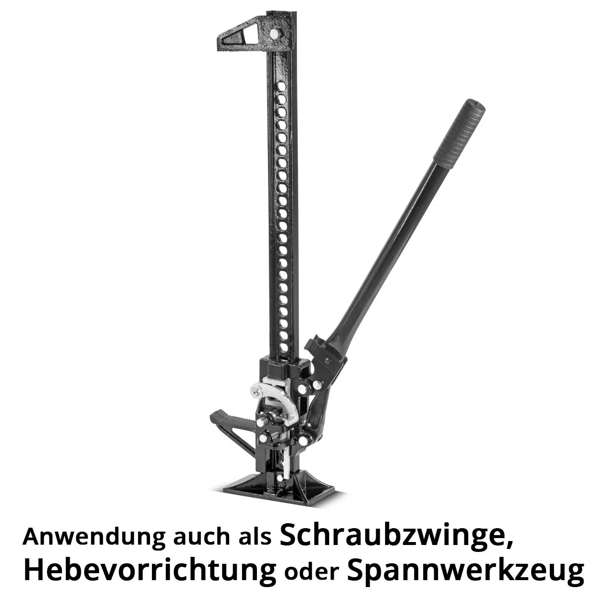 Steelworks rack lifter 33 "with 3 t load capacity and 13-64.5 cm lifting height Farm-jack | heavy load truck lifter | rack winch | stick winds | off-road car lifter | high-lift jack | all-purpose lifter