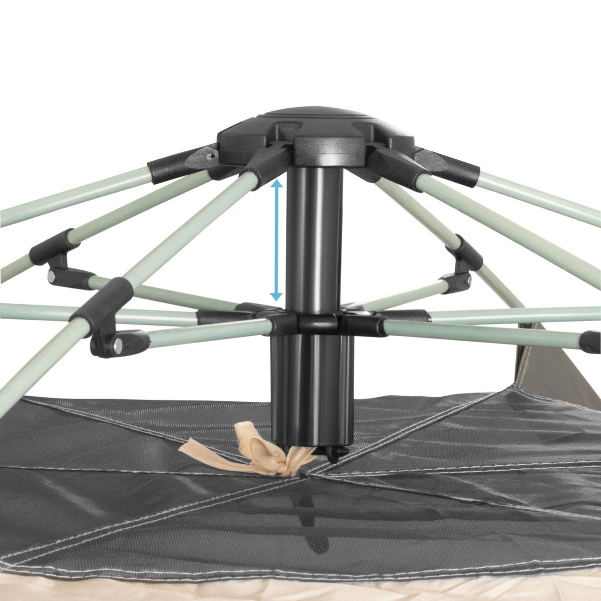 Tienda de campamento Steelworks Z-273 ST 273 x 273 CM Tienda emergente auto-construcción | Carpa wurf | Igluzelt | Carpa plegable | Carpa domo | Carpa de trekking | Tienda para 3-4 personas, incluida la bolsa de transporte