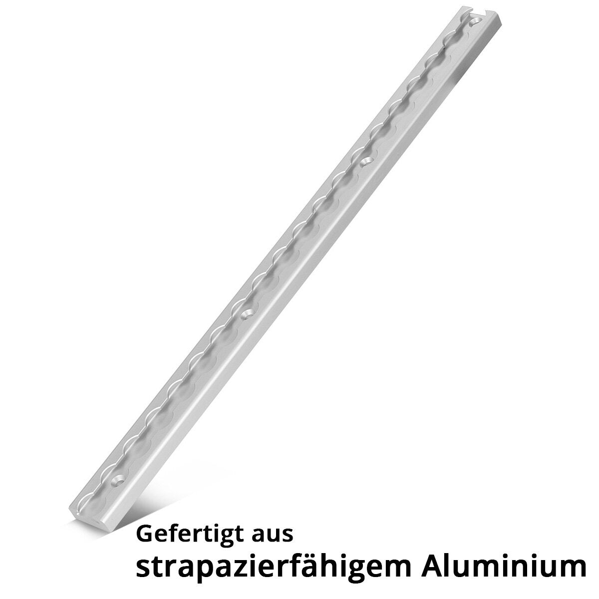 Steelwork Laschine 50 cm Rail des compagnies aériennes | Rail de fixation | Strip de fixation en aluminium avec des forages intégrés pour la sécurisation de charge pendant le transport