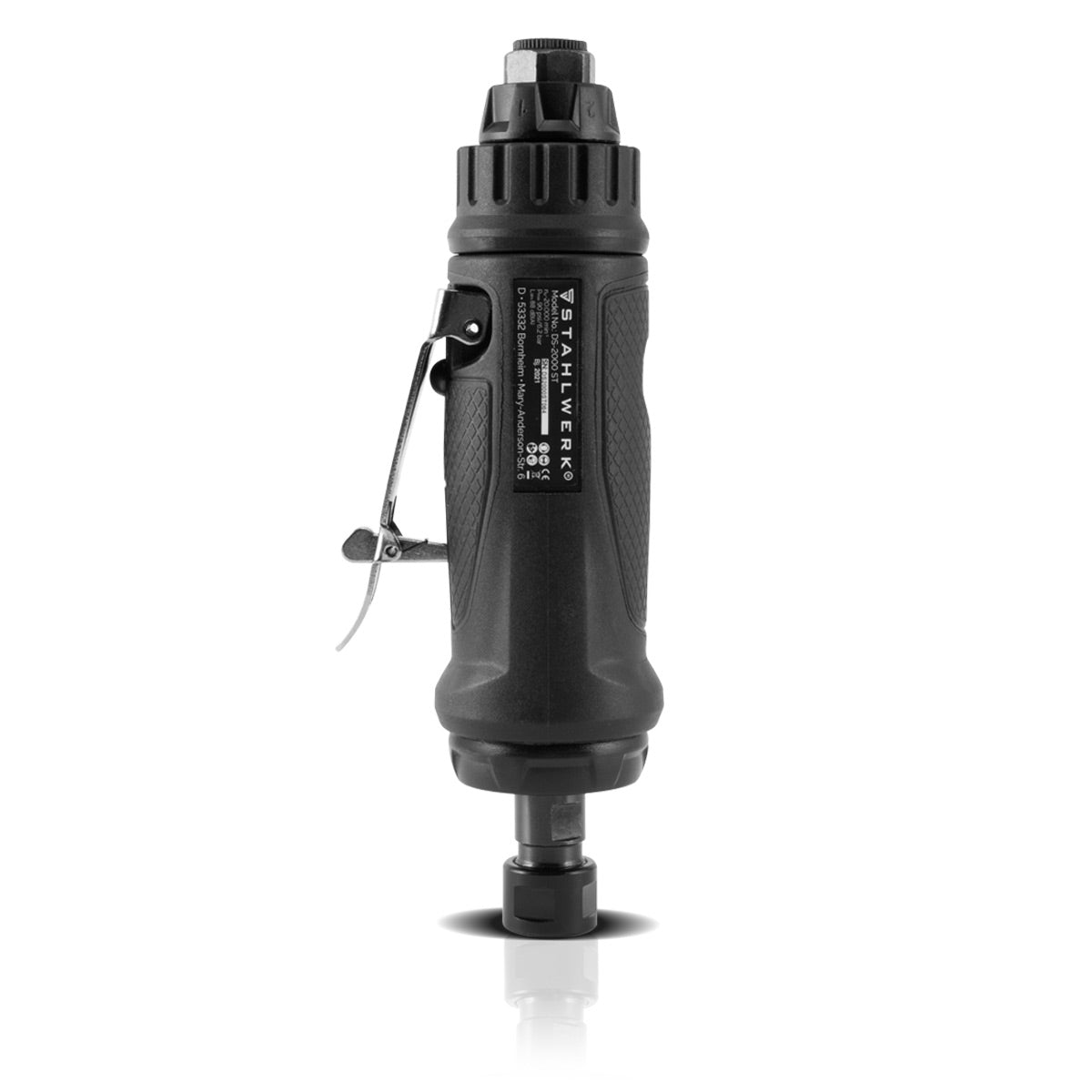 STAHLWERK DS-2000 ST مطحنة قوالب الهواء المضغوط الاحترافية ومطحنة متعددة الأغراض للتلميع والطحن والنقش والطحن