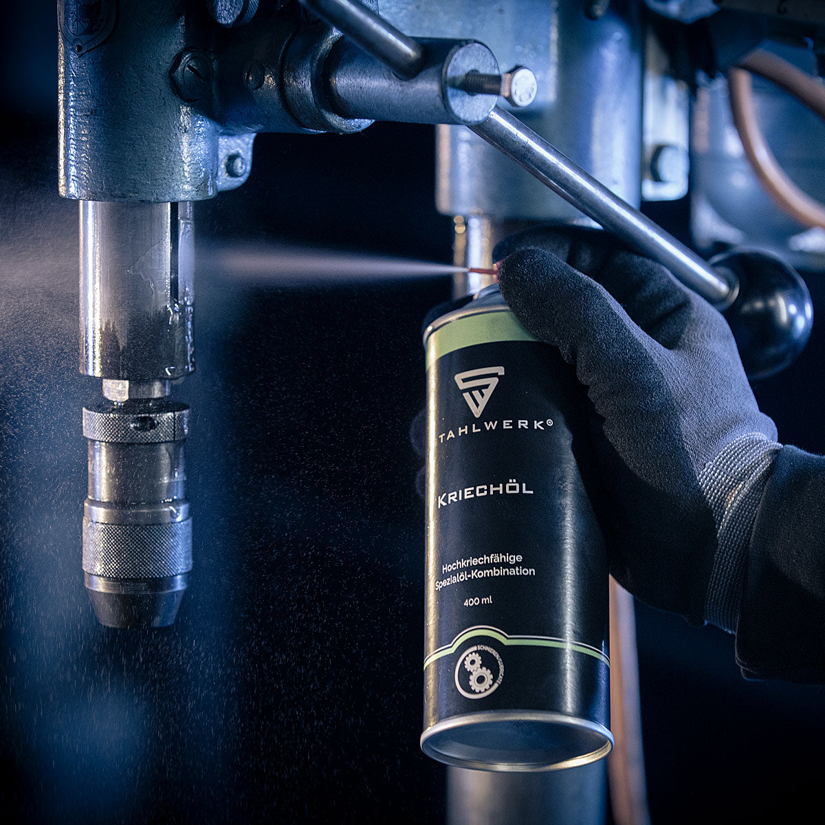 Aceite de rastreo profesional de Steelworks para rociar lubricante universal y lubricante en 400 ml de lata