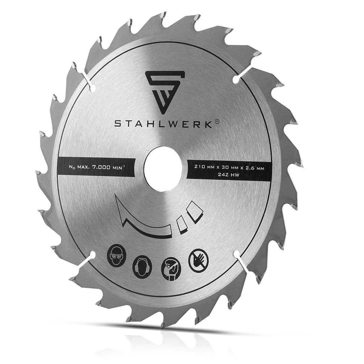 SCAELLE SCARICA UNIVERSAL COMMA SCHE 210 X 2,6 / 30 mm con anello adattatore da 25,4 mm, per sega di divisione KS-2110 ST e dispositivi comparabili con la registrazione appropriata eccellenti proprietà di taglio, resistenti all'usura e resistente