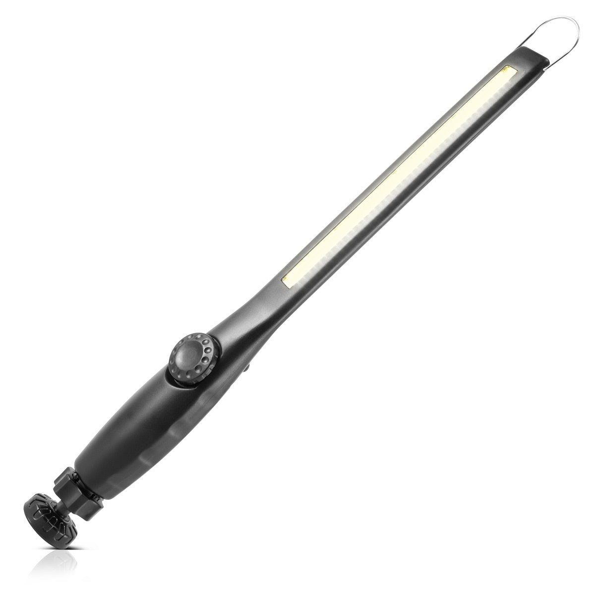 Steelwork LED work lamp AL-300 ST Powerful stable lamp / stable lamp / flashlight with integrated battery, USB connection and swiveling magnetic foot, continuously adjustable