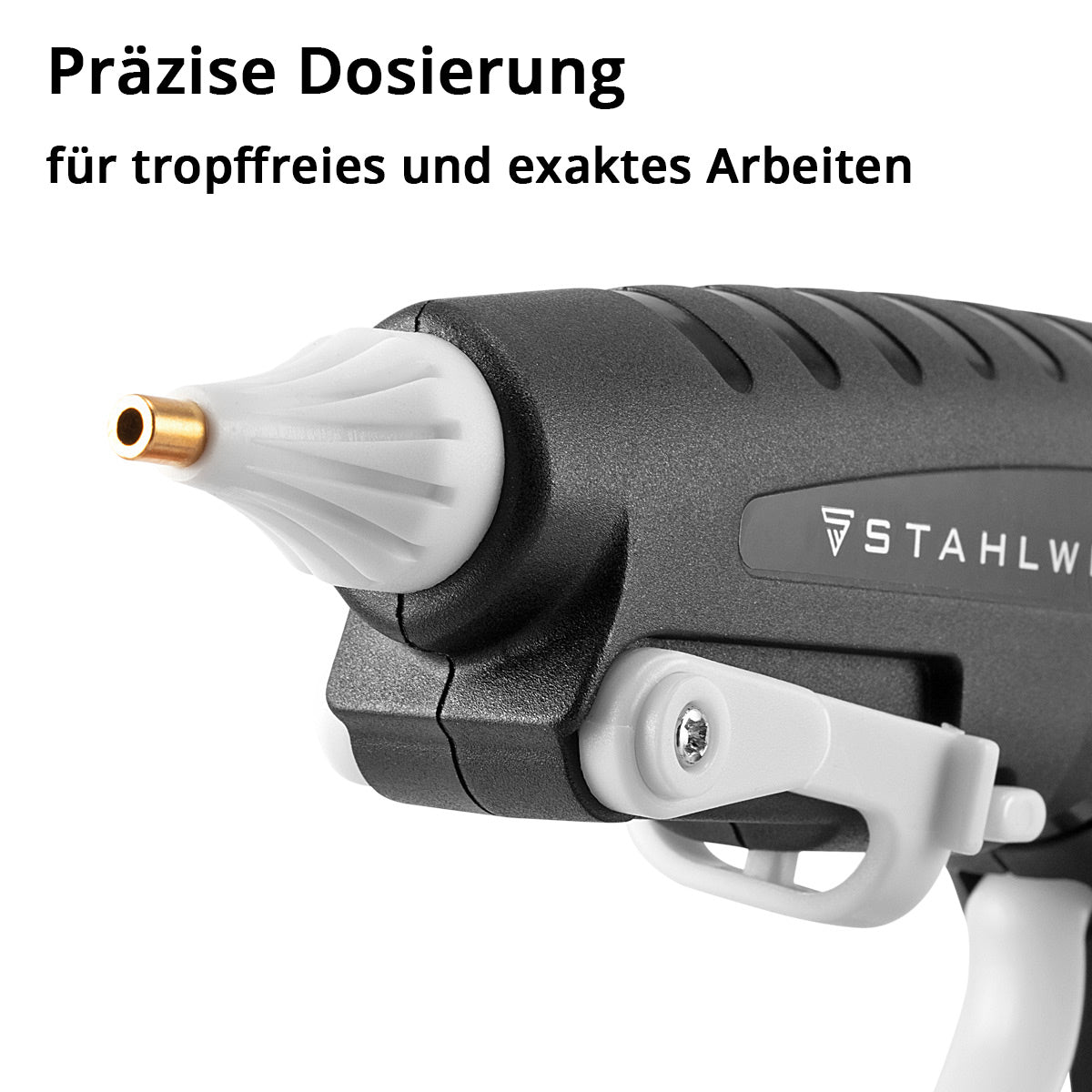 STAHLWERK Heißklebepistole HKP-250 ST Profi-Klebepistole / Heißkleber / Schmelzklebepistole mit Rückschlagventil und 250 Watt für 11 mm Heißklebestifte