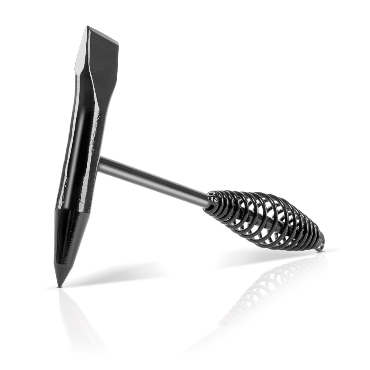 STAHLWERK Schlackehammer / Schweißerhammer 300 g robuster Schlackenhammer aus Stahl, Spitz- und Flachmeißel mit vibrationshemmendem Griff