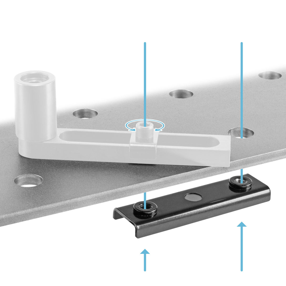 STORIA Variabile di acciaio con magnete del gruppo - Soluzione di fissaggio universale / Aiuto di fissaggio per tabelle di saldatura con sistema perforato D16