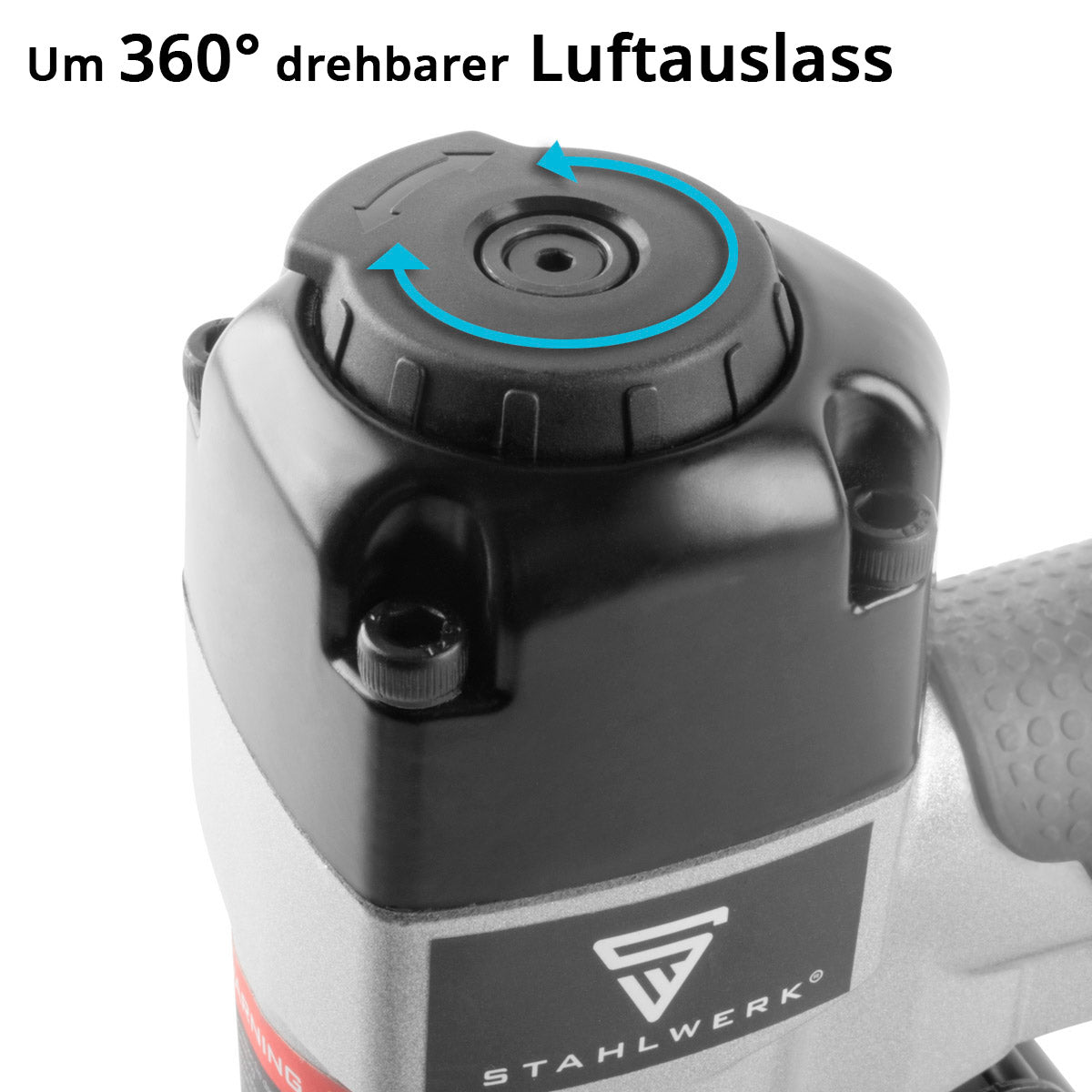STAHLWERK Druckluft Nagler DN-50 ST 2 in 1 Nagelpistole | Tacker | Streifennagler | Klammernagler mit 5-7 Bar Arbeitsdruck, Metallgehäuse, geeignet für 18 Gauge Nägel und Tackernadeln inklusive Zubehör und Transportkoffer
