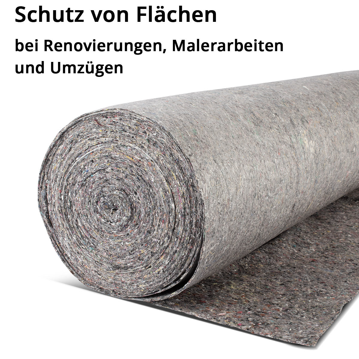 STAHLWERK Malervlies und Staubschutztür Set | Universal-Abdeckvlies | Malervlies mit rutschhemmender Oberfläche, 50 m 220 g Staubschutztür U-Form Staubtür / Schmutzschleuse mit integriertem Reißverschluss, inklusive Kreppband