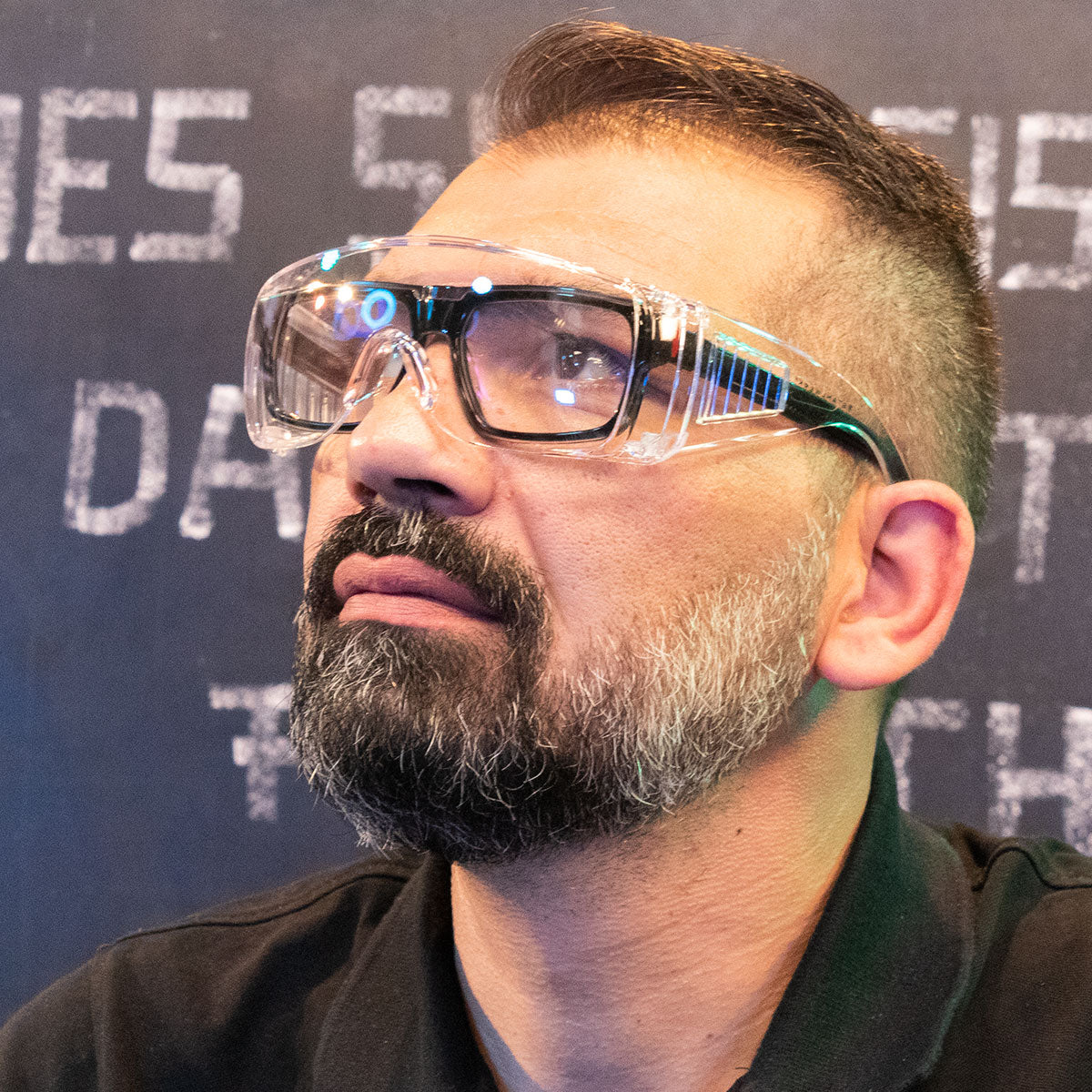 STAHLWERK Kratzfeste Schutzbrillen im 5er Set Überbrille / Perfekte Ergänzung zur Arbeitsschutzausrüstung
