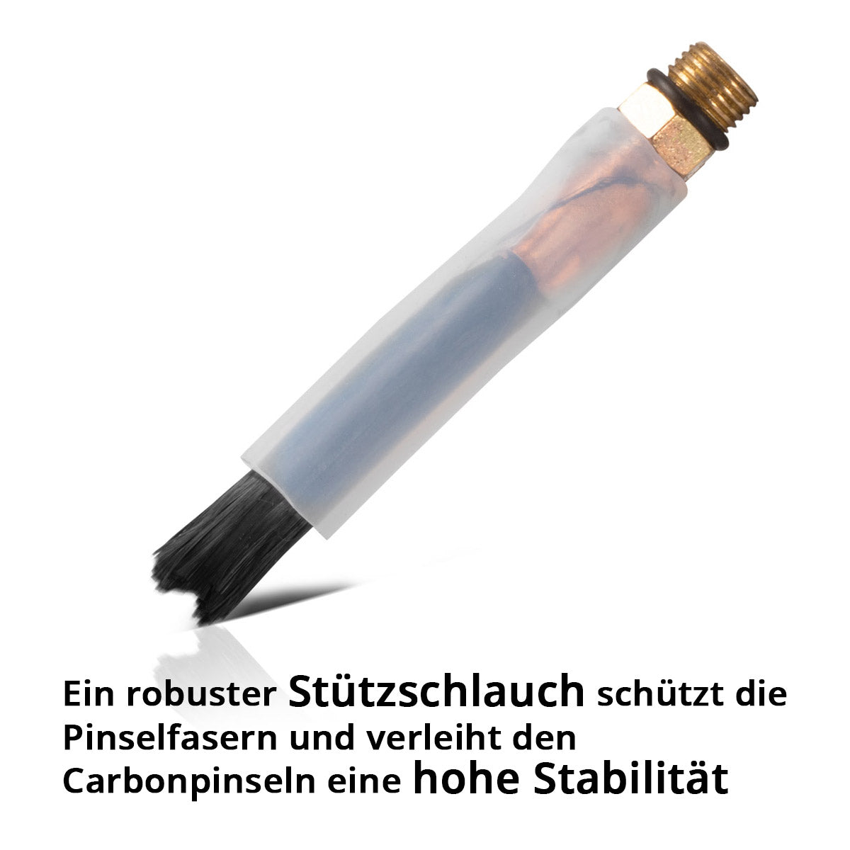 STAHLWERK Kohlefaserpinsel | Carbonpinsel für Schweißnaht-Reinigungsgeräte, Passiviergeräte, Beizgeräte und Elektrolytgeräte mit integrierter Pumpe