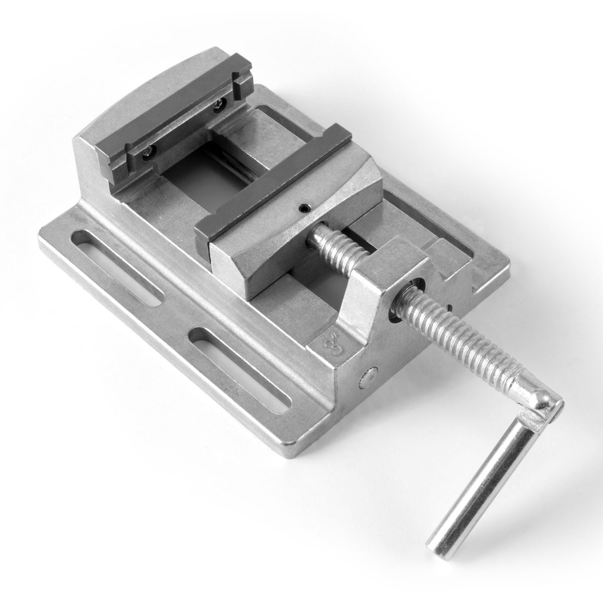 Steelworks FZ-76 ST stable machine vice with hardened jaws for workpieces made of metal, wood and plastic