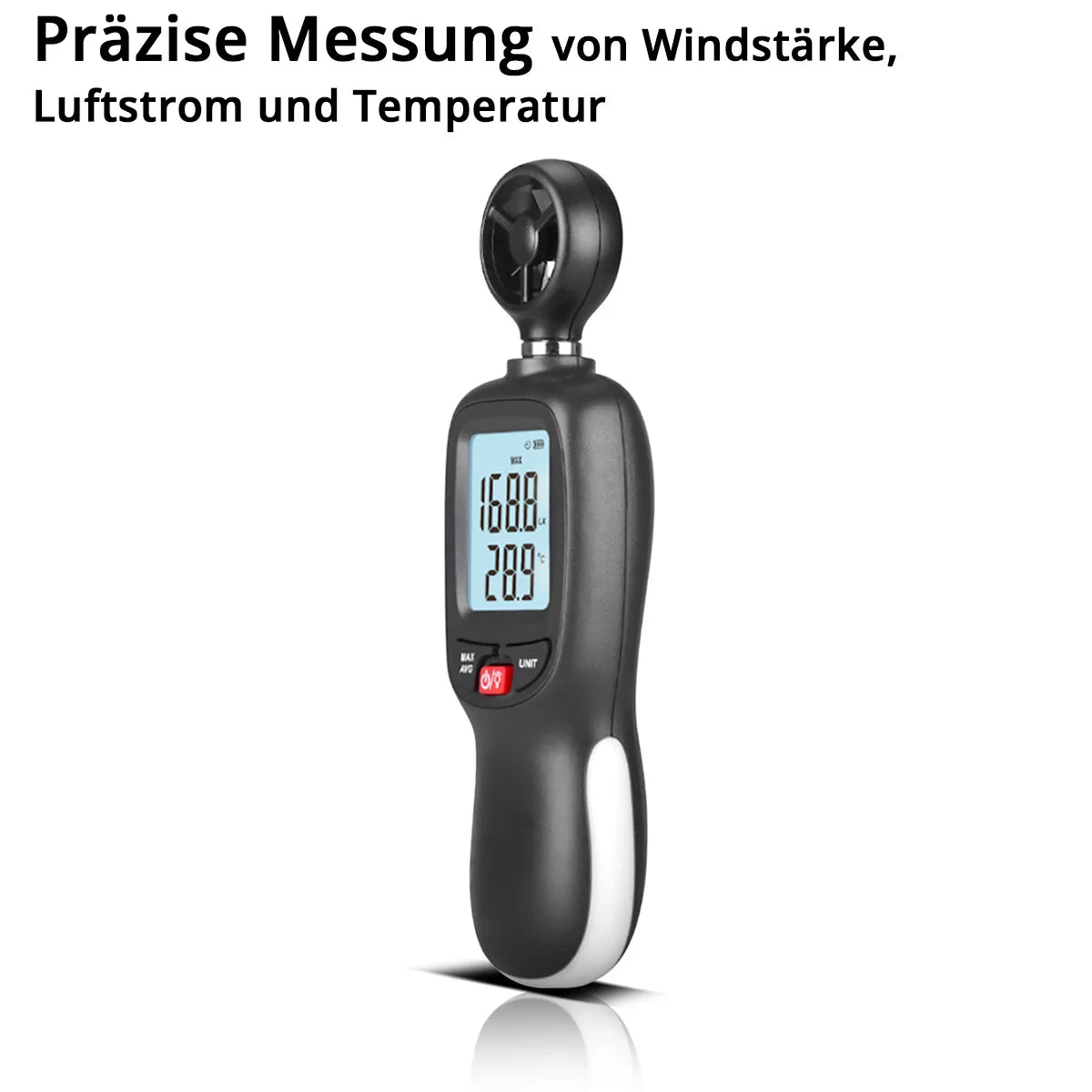 Set di misuratori STAHLWERK da 3 pezzi con anemometro, termoigrometro e luxmetro | Misurazione perfetta della velocità dell'aria, della temperatura, dell'umidità e dell'illuminamento