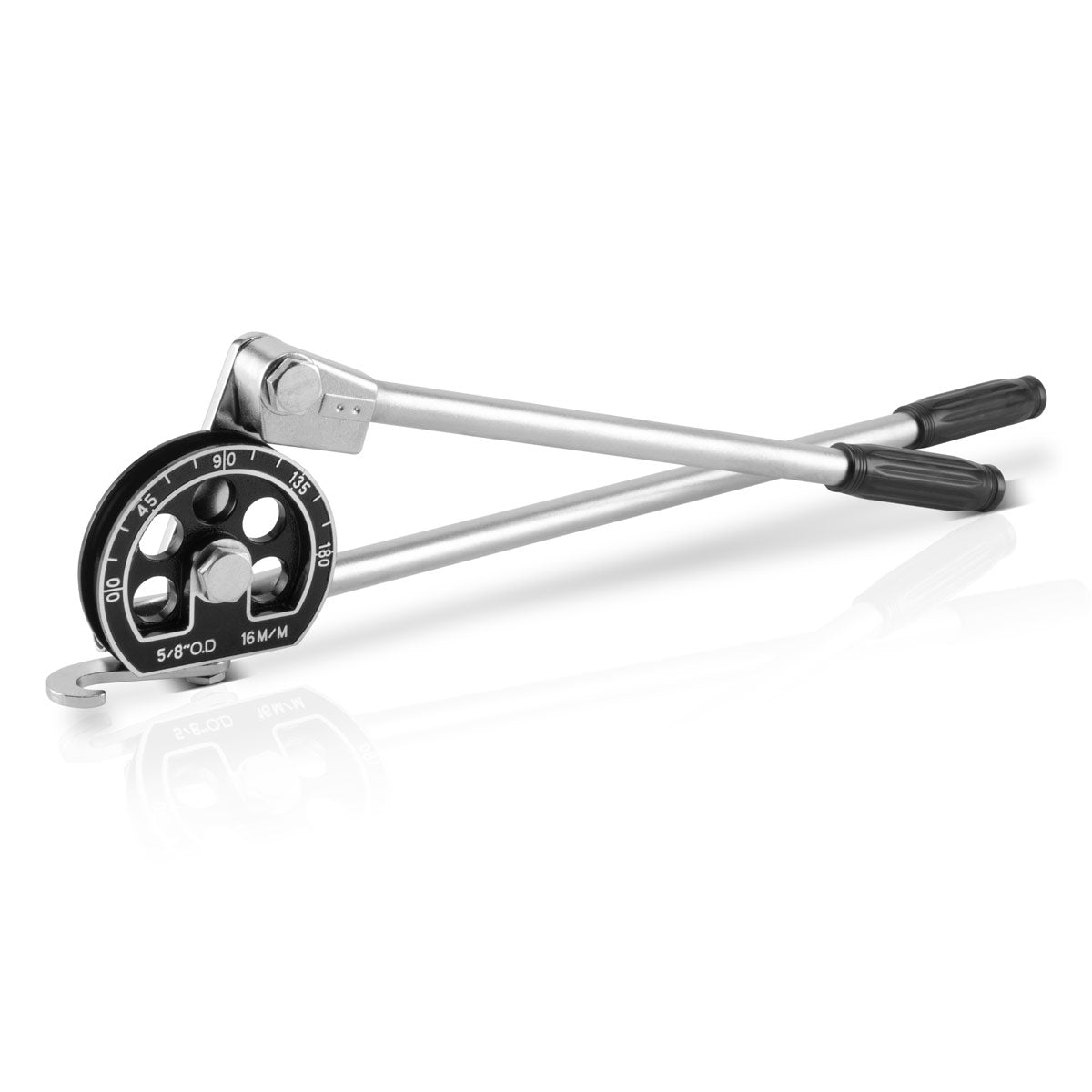Cendicazione del tubo a mano in acciaio HTB-180 ST Melmo per tubo / Peso di piegatura del tubo / Pinza per piegatura per tubo / tubi Pinza per flessione professionale di tubi da 16 mm in un'area di lavoro di 0-180 gradi