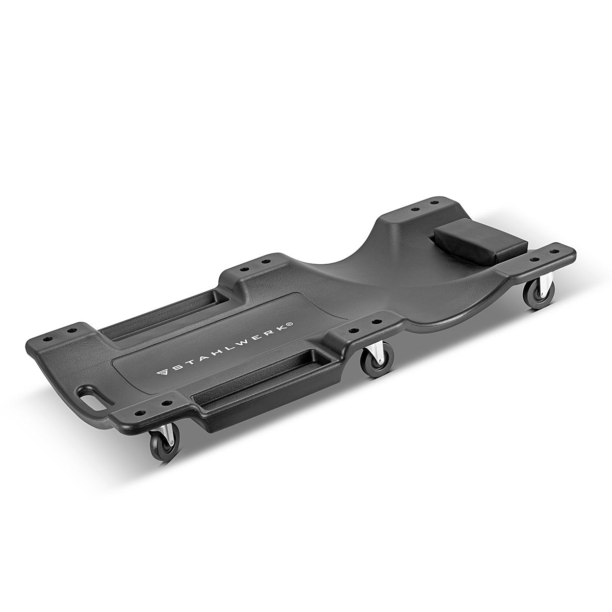 Steelworks CAR ROLLERBOARD RC-40 ST con capacidad de carga de 500 kg y 6 rodillos móviles, tablero de rollo de ensamblaje ergonómico | Salón de montaje | Taller Troll Board | Taller tumbonal hecho de plástico robusto