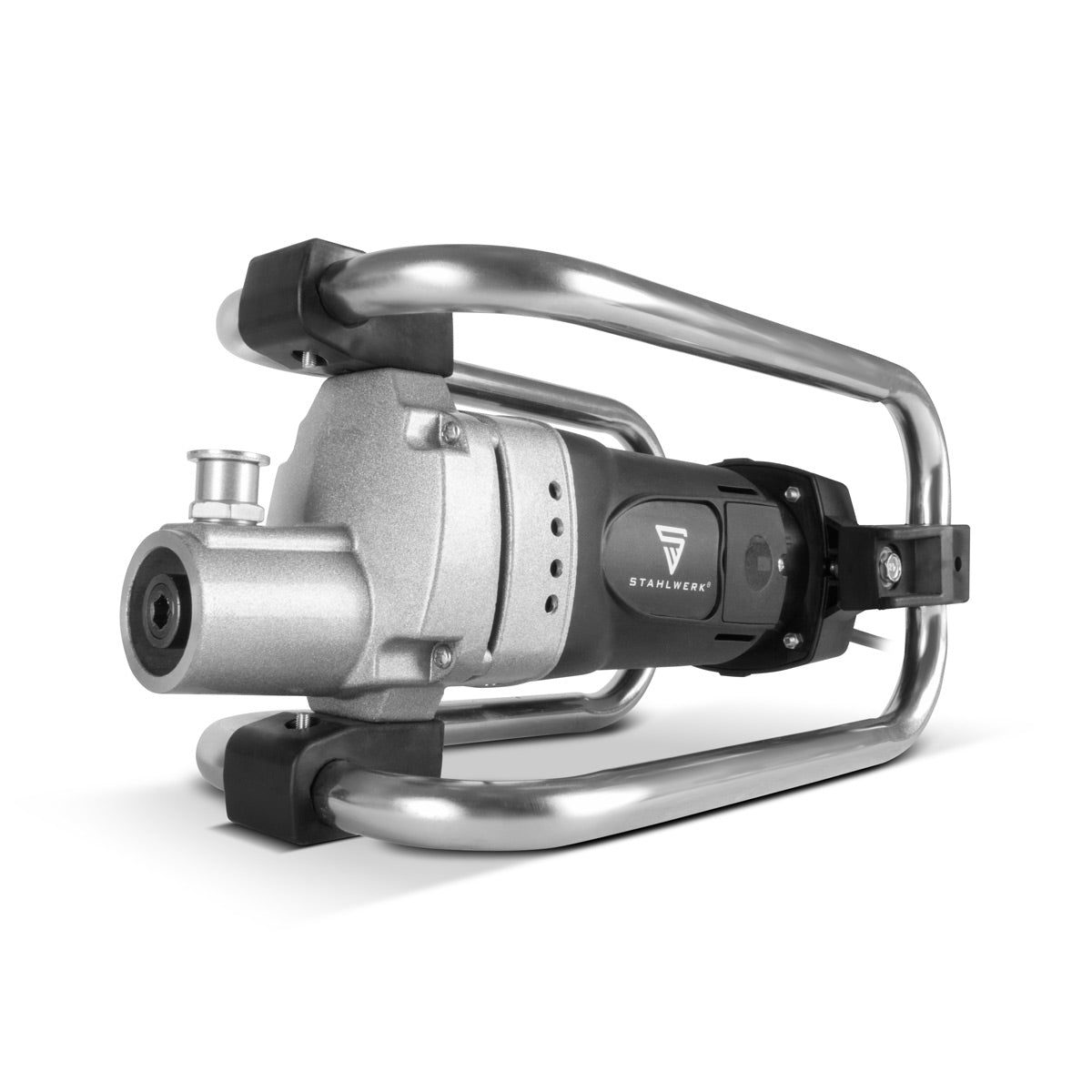 Compacteur à béton STAHLWERK BR-2300 ST | 2 300 watts à 4 000 tr/min | Vibrateur à béton puissant | Vibrateur de bouteille pour bouteille vibrante 35 / 50 mm | Vibrateur interne pour murs, plafonds, fondations