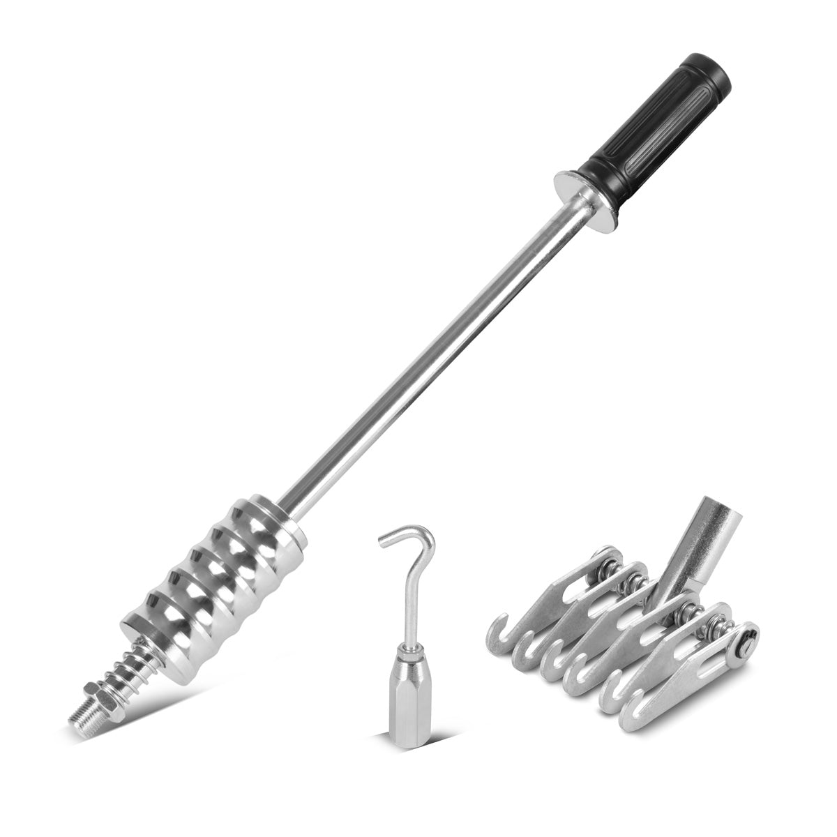 Steelworks dell puller set with a flaw and chrome -plated lubricant | Smart Repair Accessories for Fleet Spotters | Dellenlifter Disprudence for the professional repair of car body