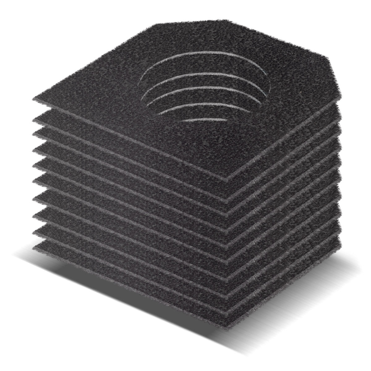 Filtro a carbone attivo in acciaio Back 10 Set per il treno di estrazione Filtro di sostituzione FE-27 ST | Filtro dell'aria | Filtro particelle per sistema di aspirazione | Assorbitore di fumo | Detrazione del fumo | Aspirazione