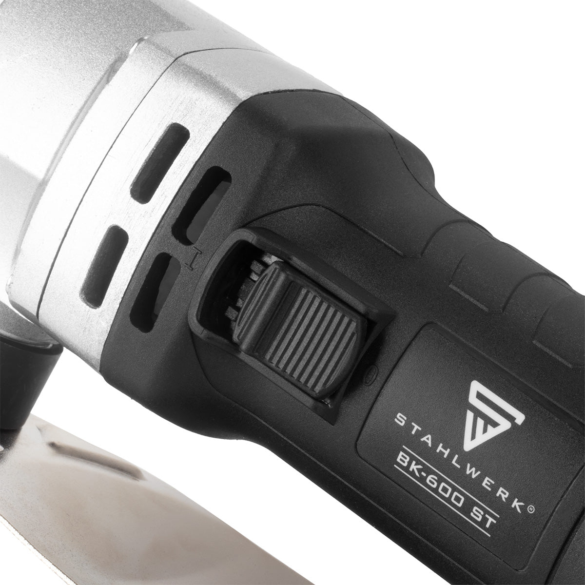 Prime à tôle en acier BK-600 ST avec 600 W et 2 000 tr / min jusqu'à 2,5 mm de profondeur de coupe des ciseaux de tôle électrique | Blechschneider | Nibbler | Knabber | Cisaillements en étain | Primeur en métal | Mât métallique