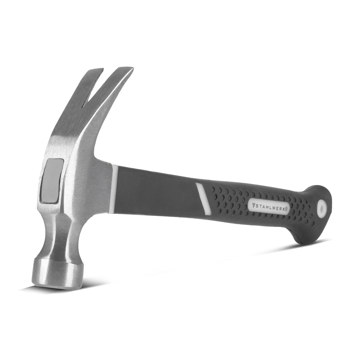 Stahlwerk Klauenhammer 570 G Zimmermannshammer hecho de acero de carbono forjado | Latthammer con mango de fibra de vidrio no deslizante | Techador de martillo | Kalenhammer | Martillo de fibra de vidrio
