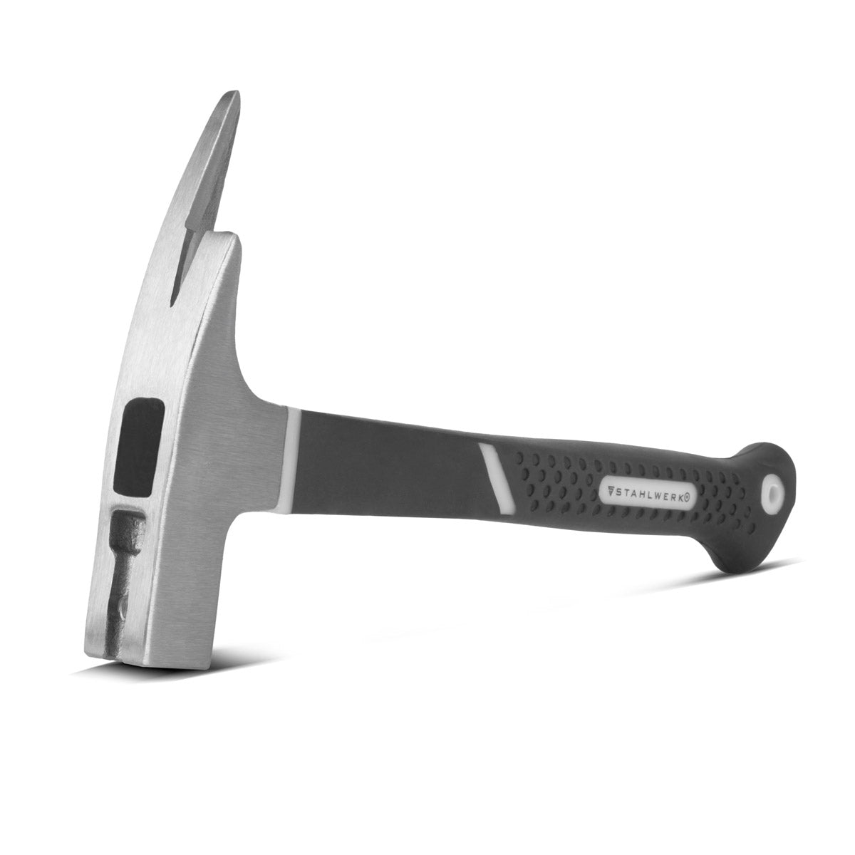 Steelworks Latthammer fatto in acciaio a carbonio forgiato | Hammer robusto artiglio con manico in fibra di vetro non slip | Zimmermannshammer | Martello roofer | Martello in fibra di vetro