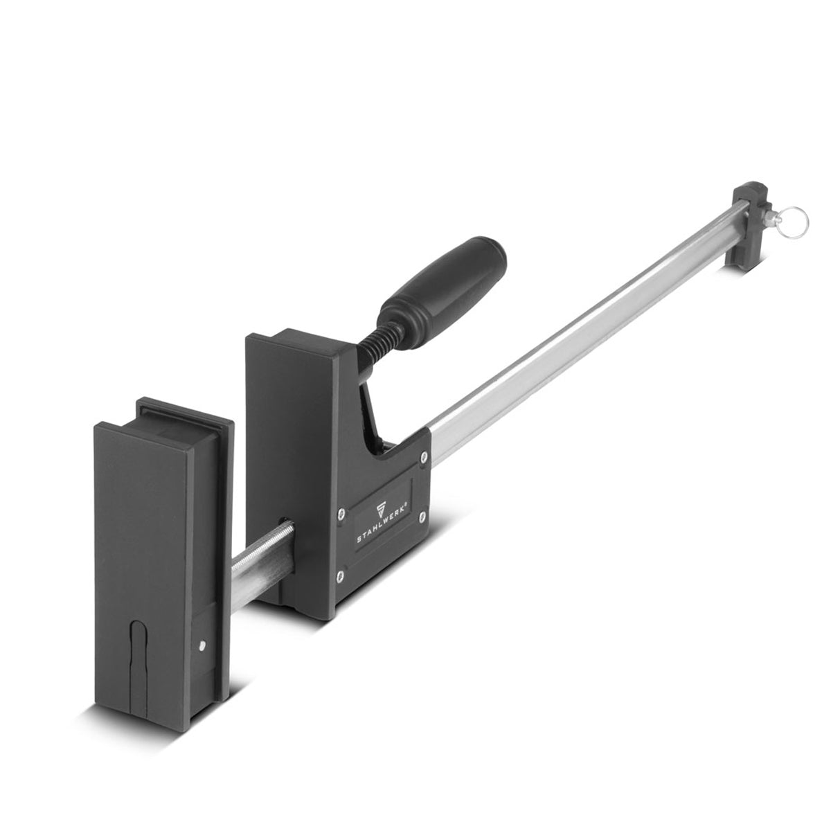 Steelworks Corpus clamps 95x600 mm / 24 "| Powerful screw clamp with 650 kg of clamping power | Clamping clamp with large contact surface for fixing workpieces | Stable clamp 600 mm, clamping depth 95 mm