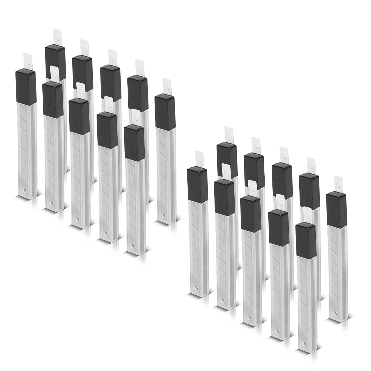 Sound en acier 9 mm pour couteau coulé dans le terrain de précision 200 set les apports | Lames de remplacement | Pares de coupe | Blades de couteau à tapis | Lames de coupe