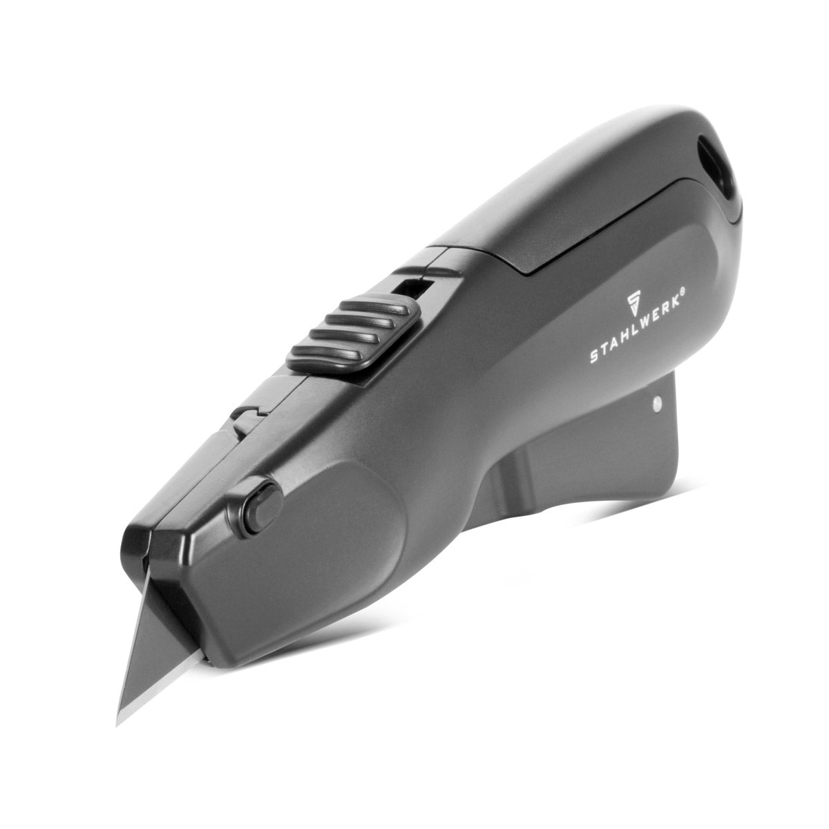 Steelworks cutter knife UCM-19-ST with quick-change blade, automatic blade withdrawal and safety lock Profi cutter | Carpet knife | Safety knife | Package knife | Cardboard knife
